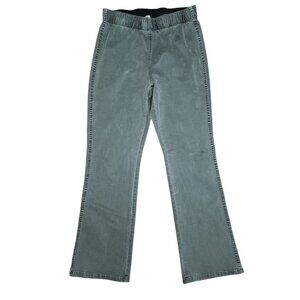 SOFT SURROUNDINGS Solid All Grey Gray Pull On Jeggings Womens Size M Medium